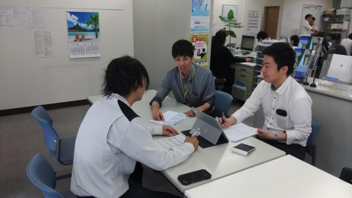 造成工事前打合せの様子