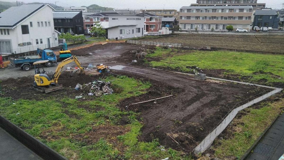 現場工事着工の様子