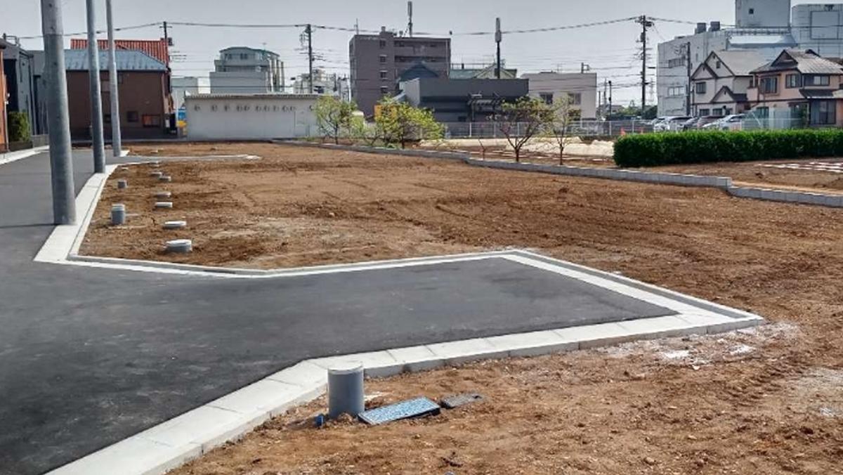 完了検査を受けた土地